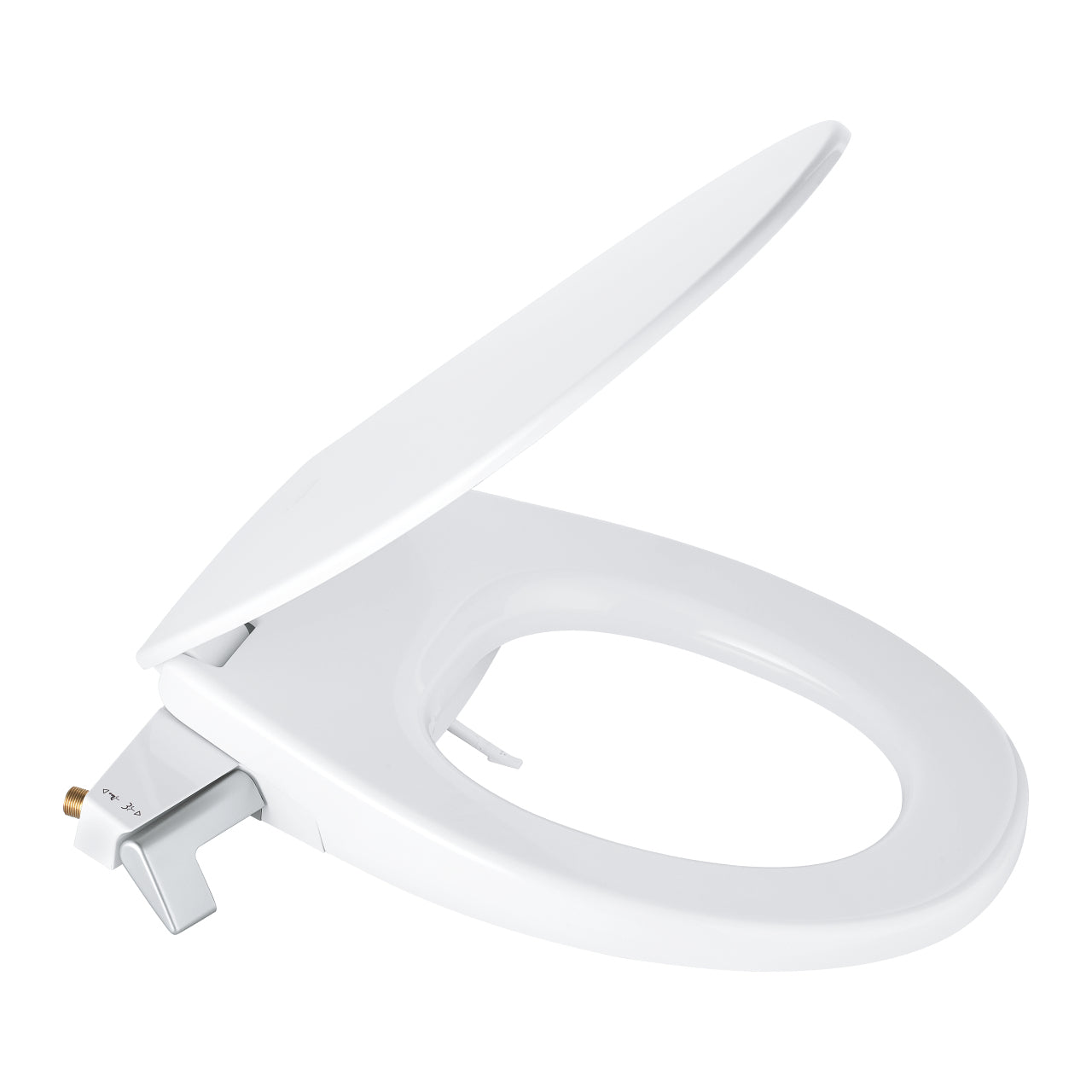 GROHE WC-Sitz Bau 39648 – Keramik, Weiss, Dusch-WC, einstellbare Sprühintensität, 42,6 × 46,9 cm