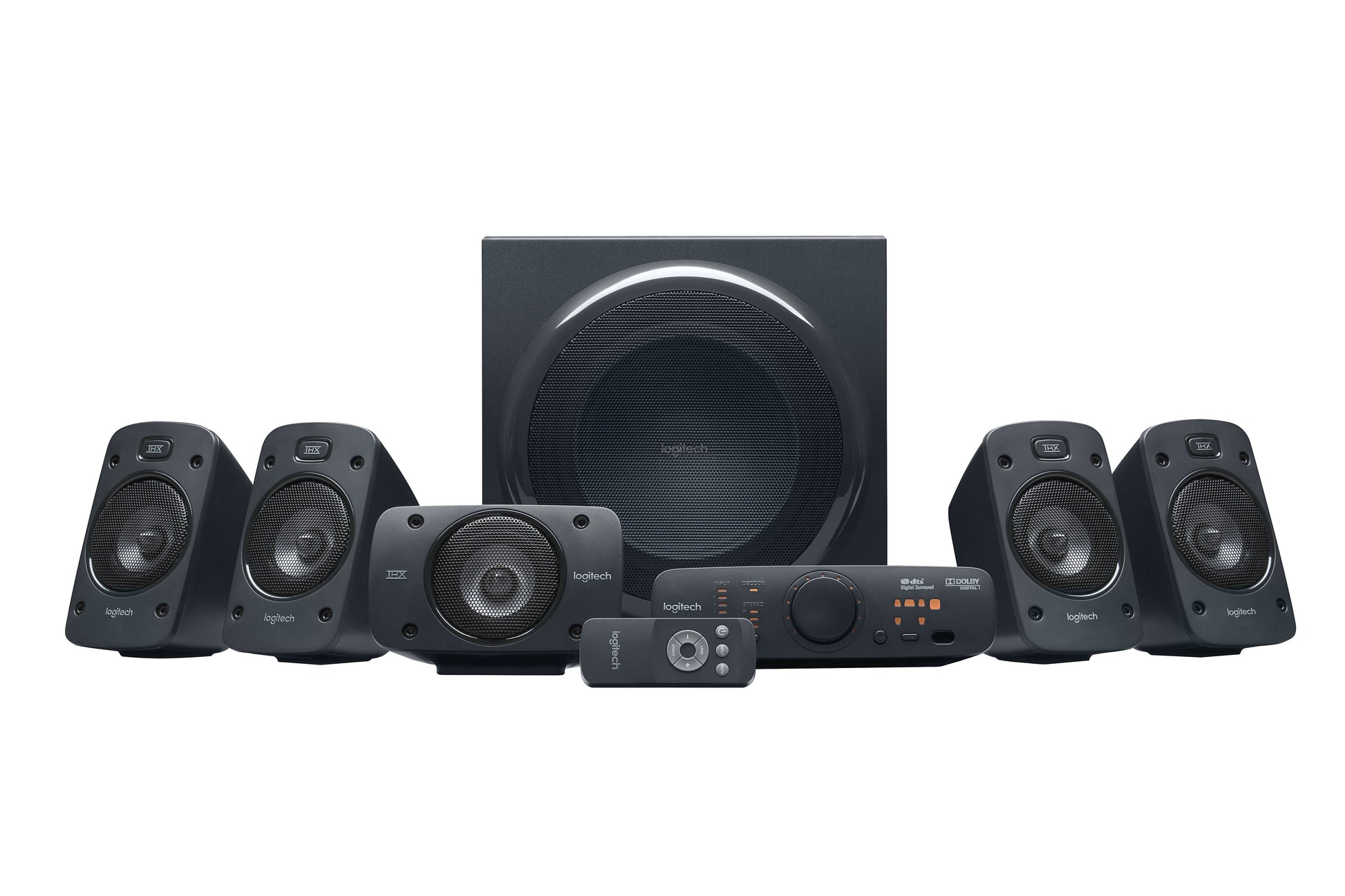 Logitech Z906 – 5.1-Lautsprecherset – Subwoofer 165 W – Schwarz