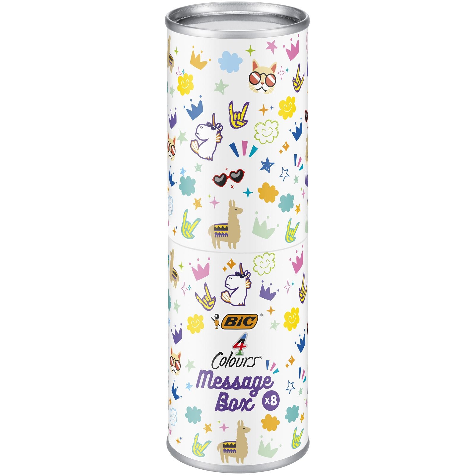 BIC Kugelschreiber – Weiss, Metall – 8 Stk.