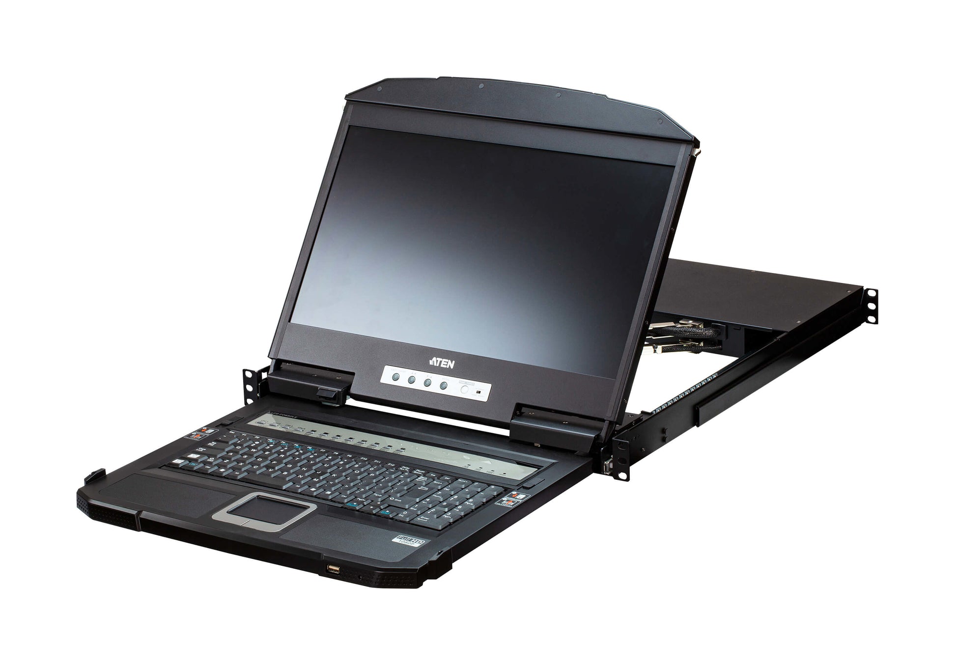 ATEN CL3884NW – KVM-Konsole (1U) – 18,5", 1920 × 1200, HDMI, USB
