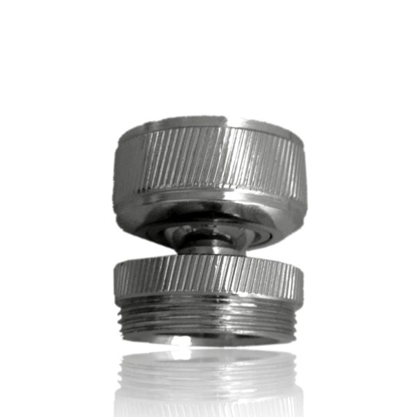 AquaClic Kugelgelenk – Ø2,4 cm, Messing/Kunststoff/Gummi, für Armatur, Chrom