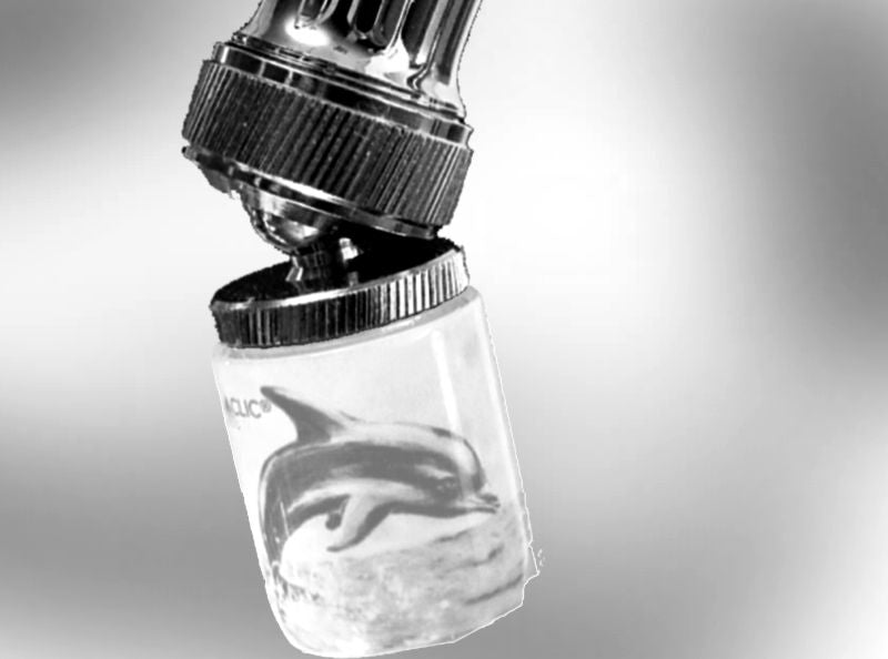 AquaClic Kugelgelenk – Ø2,4 cm, Messing/Kunststoff/Gummi, für Armatur, Chrom