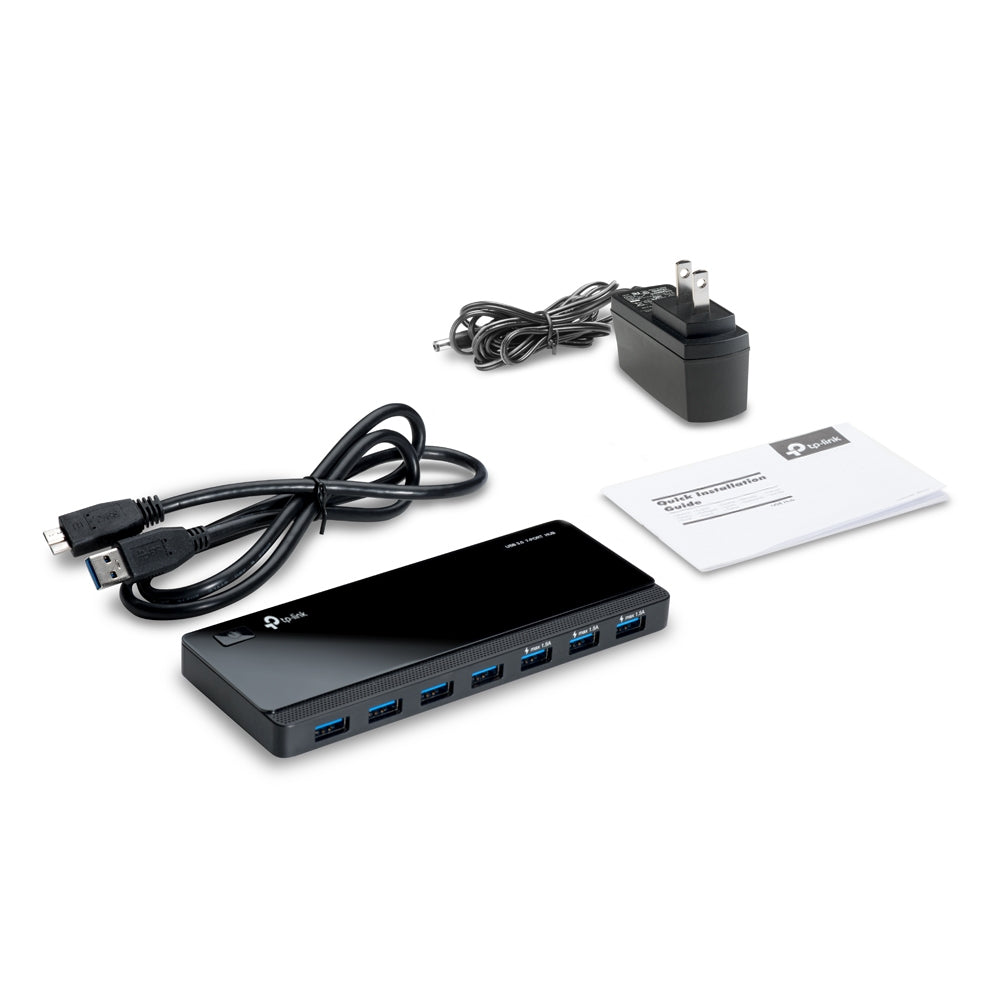 TP-Link UH700 USB-Hub – USB 3.2 Gen 1, 7× USB-A, für Windows/Mac/Linux