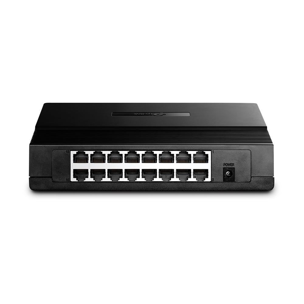 TP-Link TL-SF1016D – Switch – 16× Fast Ethernet (10/100), 19", Schwarz