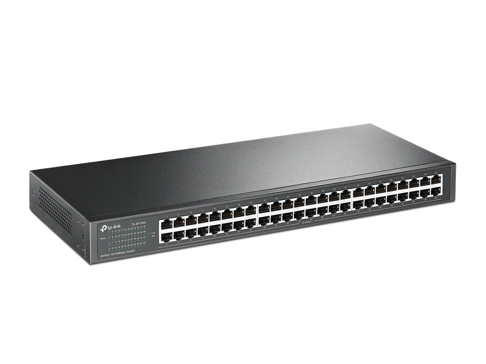 TP-Link TL-SF1048 – Unmanaged Switch – 48× 10/100, 19", 1U