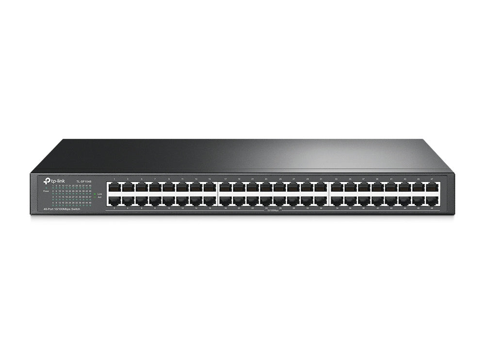 TP-Link TL-SF1048 – Unmanaged Switch – 48× 10/100, 19", 1U