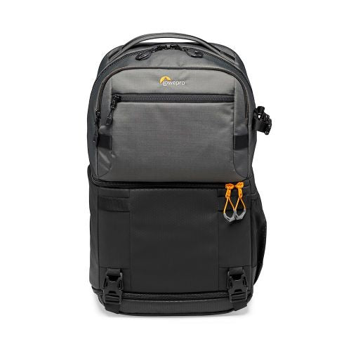 Lowepro Kamerarucksack Fastpack PRO BP 250 AW III – 25 l, grau – Regenhülle – für Systemkameras
