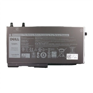 Dell Notebook-Akku – für Dell Latitude 5400/5410/5500/5510, Precision 3540/3550 – 51 Wh, 3 Zellen – Schwarz