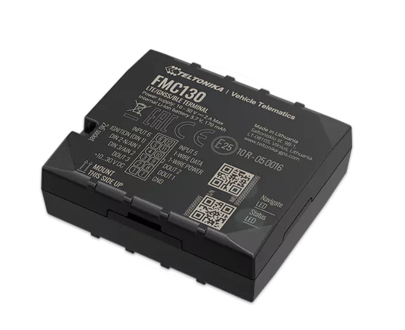 Teltonika FMC130 – GPS-Tracker, 4G (Cat 1), Schwarz
