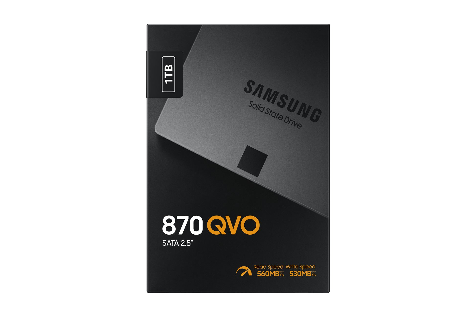 Samsung MZ-77Q1T0 – 1 TB 2,5" SATA III SSD – 560 MB/s lesen, 530 MB/s schreiben, QLC, Hardwareverschlüsselung