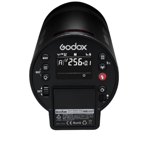 Godox AD300 Pro Studioblitz – TTL, Akku 2600 mAh (14,4 V, 37,44 Wh), 1/220 s – für Universal