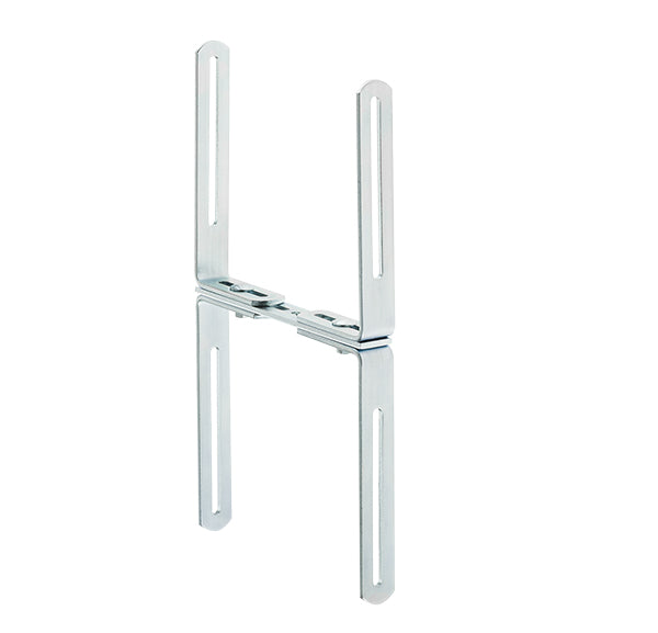 Alba-Krapf Wandhalterung – Silber – 30 kg – 280 × 210 mm – Für Balkonpflanzen – 2 Stück