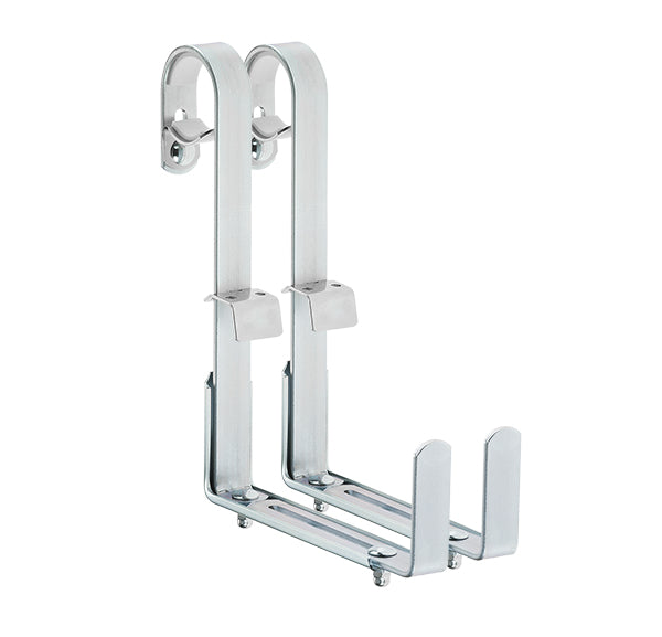 Alba-Krapf Wandhalterung – Silber – Für Balkonpflanzen – 30 kg – 2 Stück