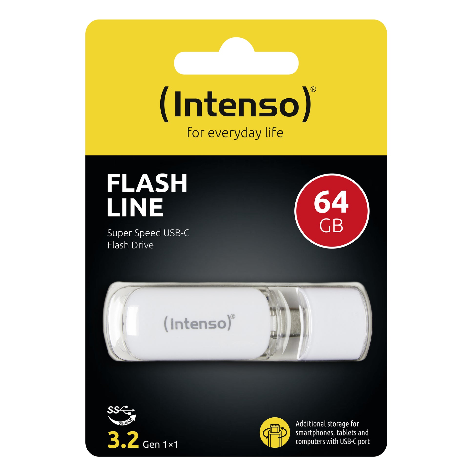 Intenso Flash Line 64 GB (3538490) – USB 3.2 Gen 1, 70 MB/s