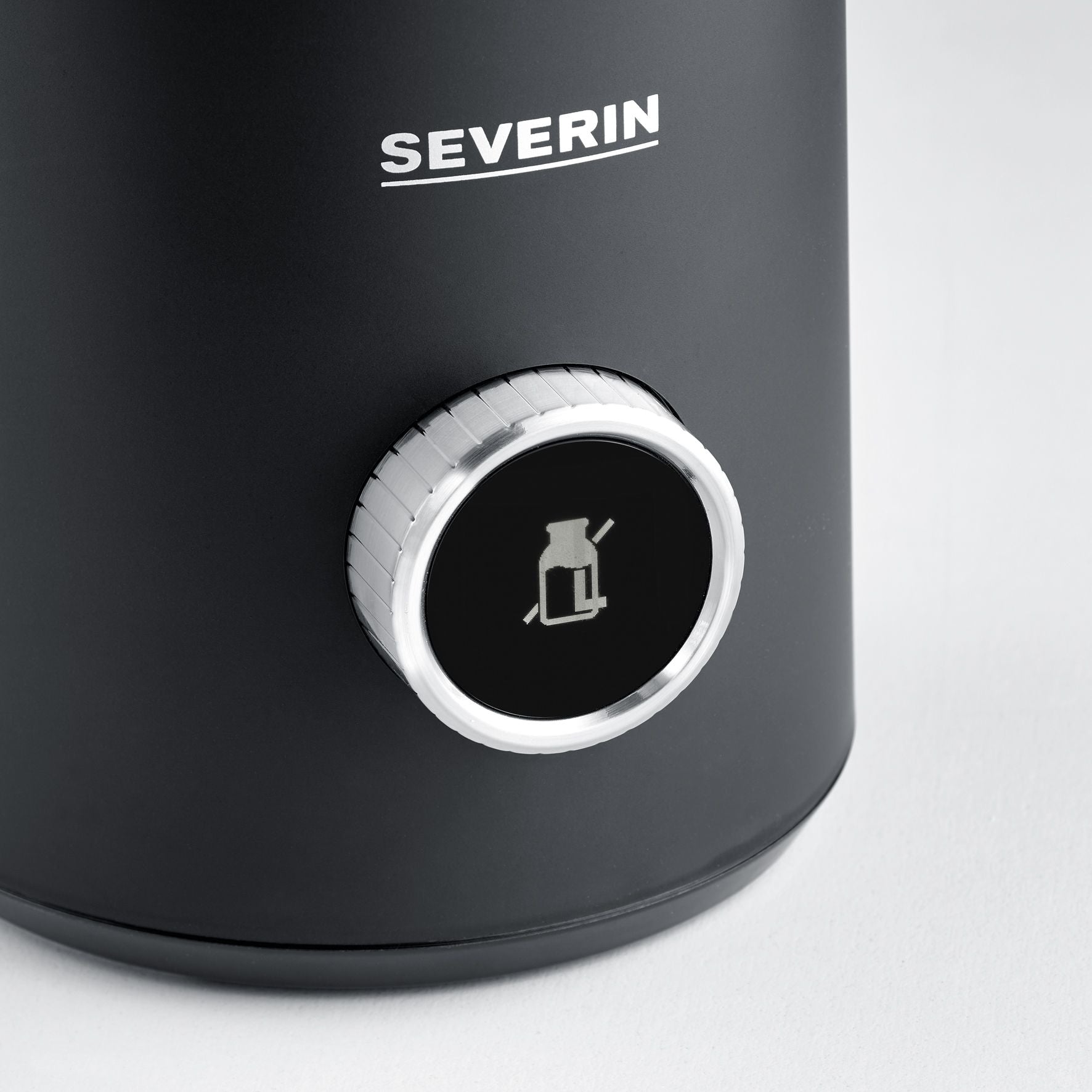 Severin Milchaufschäumer Spuma 700 Plus SM 3587 – 0,7 l, 500 W, spülmaschinenfest – schwarz/edelstahl