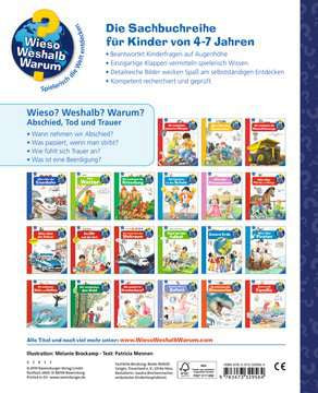 Ravensburger Bilderbuch – WWW42 Abschied, Tod und Trauer, Spiralbindung, 16 Seiten, Deutsch, ab 4 Jahren