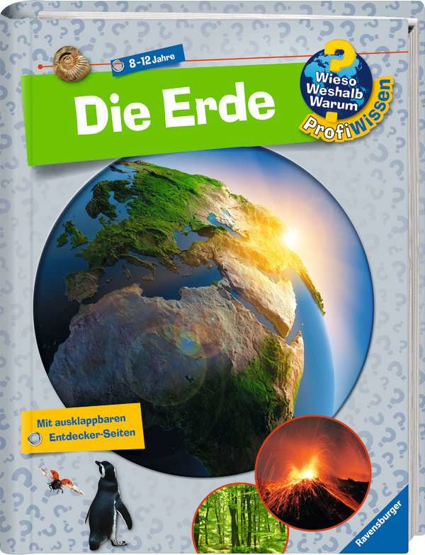 Ravensburger Buch – WWW ProfiWissen 1: Die Erde, Spiralbindung, 56 Seiten, Deutsch, ab 8 Jahren