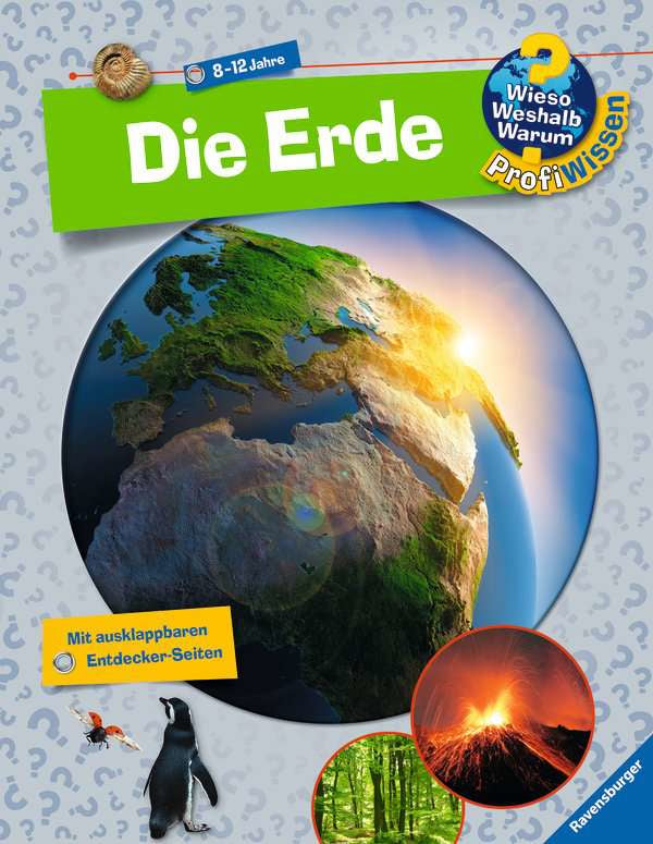 Ravensburger Buch – WWW ProfiWissen 1: Die Erde, Spiralbindung, 56 Seiten, Deutsch, ab 8 Jahren