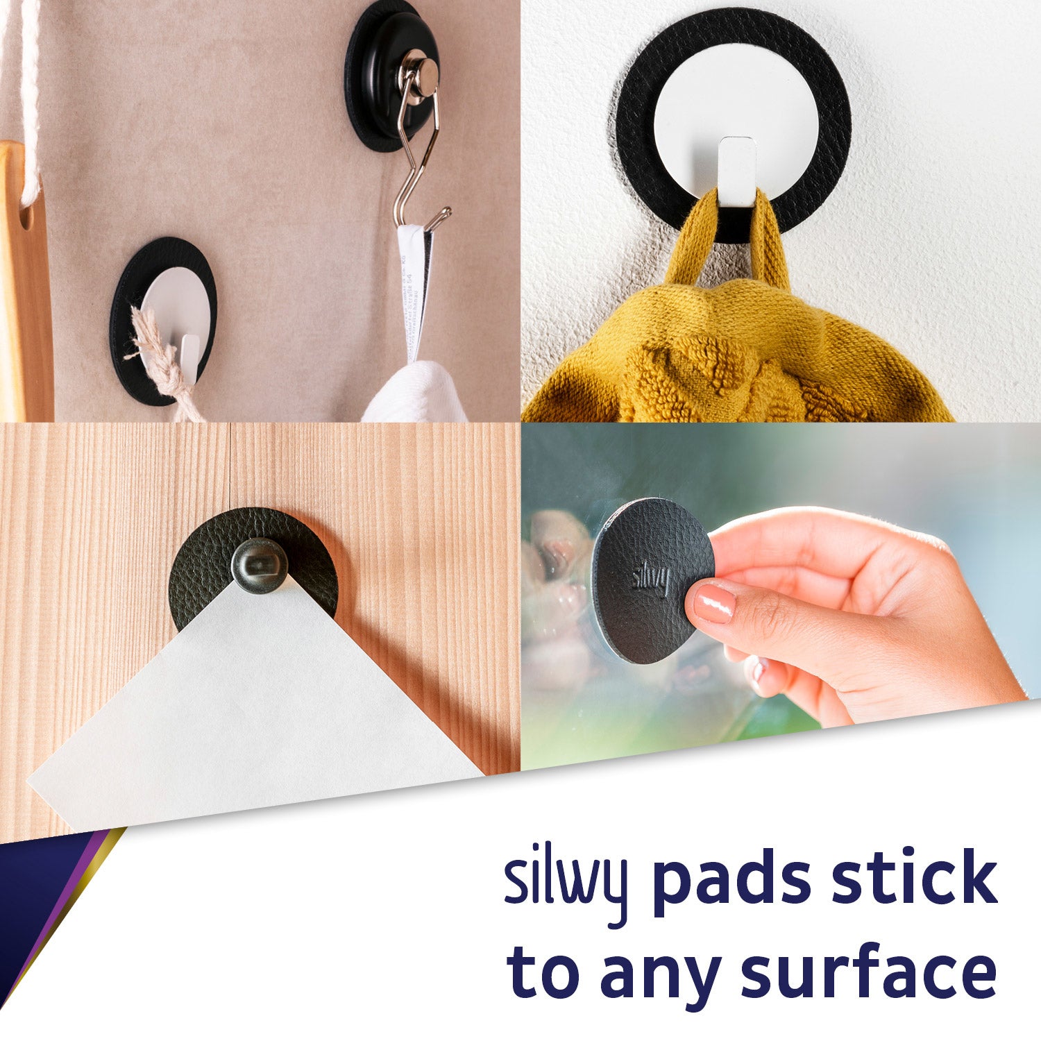 Silwy Clever Haken – Magnet – Weiss – 0,2 kg – Ø 65 × H 15 mm