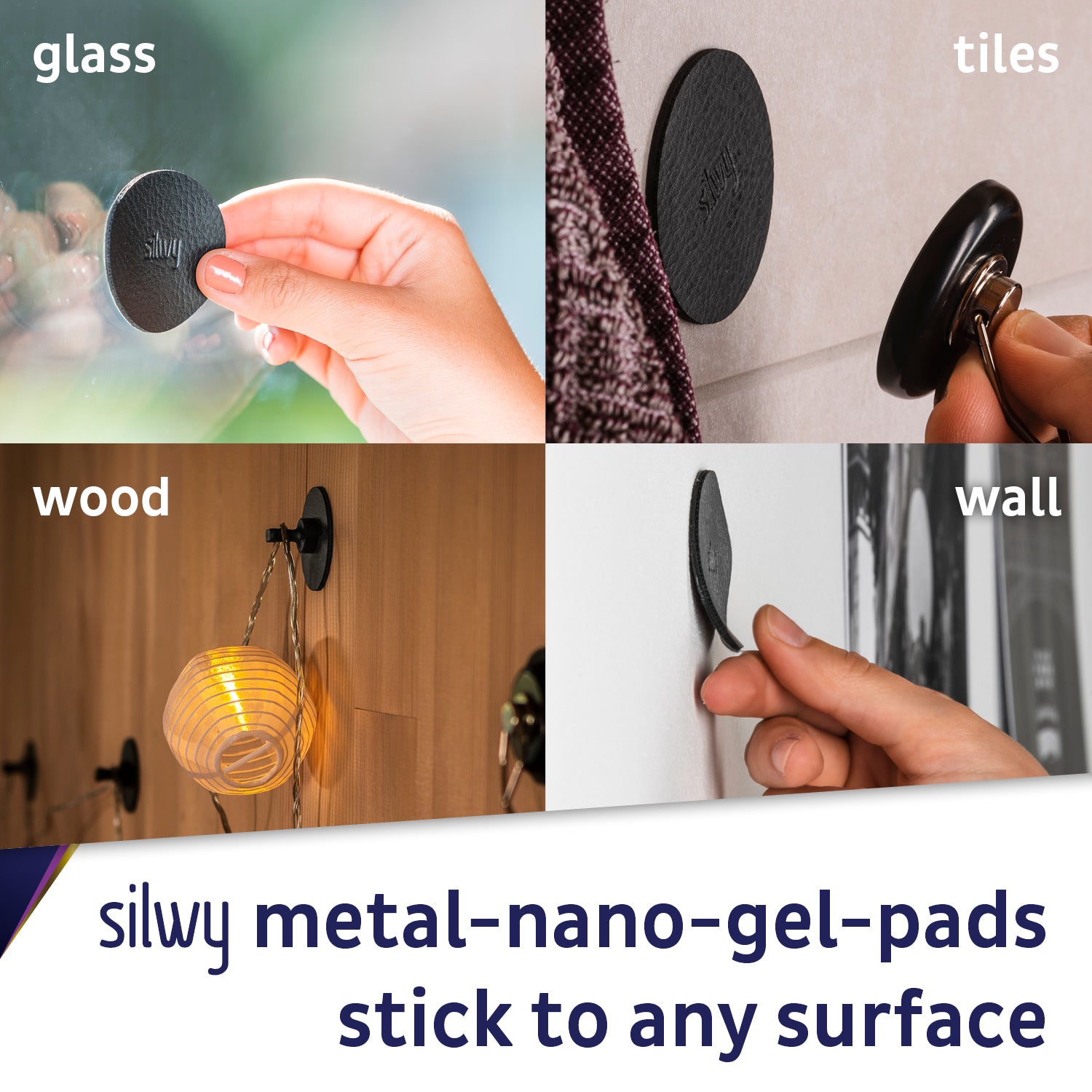Silwy Clever Haken – Magnet – Weiss – 0,2 kg – Ø 65 × H 15 mm