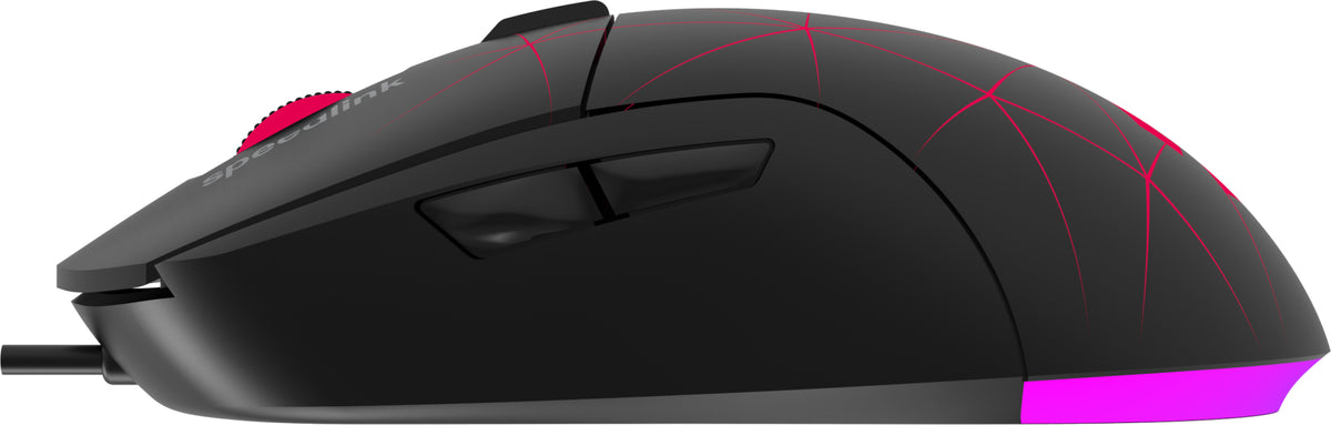 SPEEDLINK CORAX – Gaming-Maus – Kabelgebunden (USB‑A), 3200 DPI, RGB-Beleuchtung, rechts