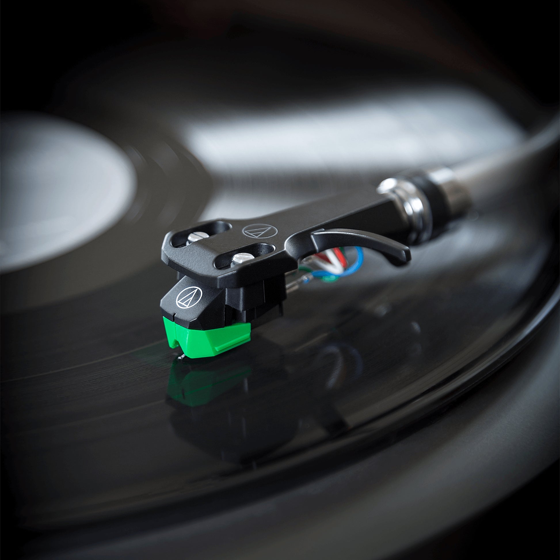 Audio-Technica AT-VM95E – Plattenspieler-Stiftkassette, elliptische Nadel, Silber, für VM95 Serie