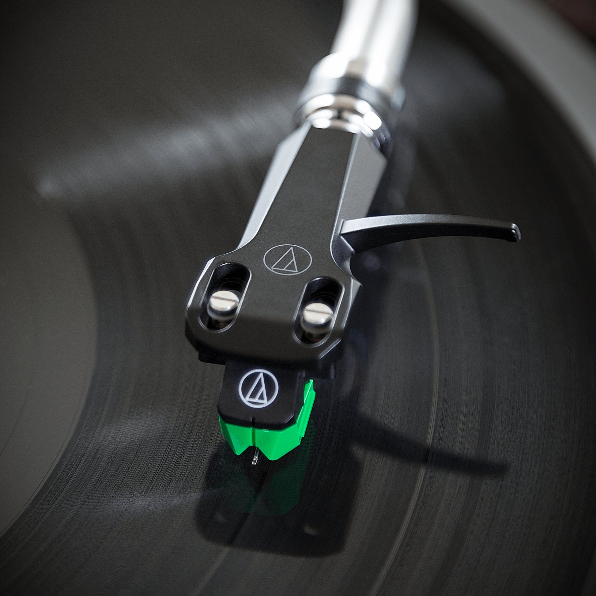 Audio-Technica AT-VM95E – Plattenspieler-Stiftkassette, elliptische Nadel, Silber, für VM95 Serie