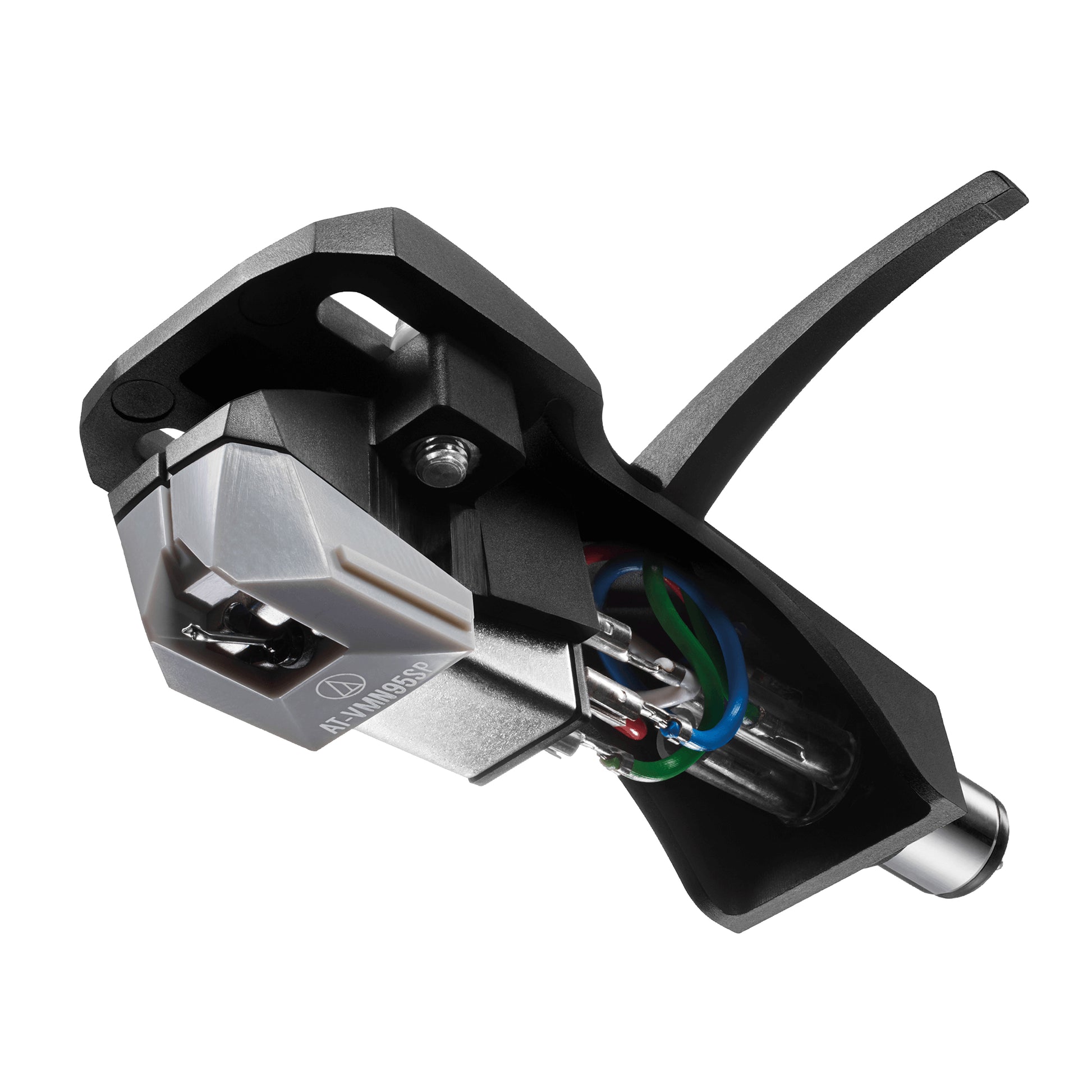 Audio-Technica AT-VM95SP/H – Tonabnehmer, inkl. Headshell, grau, für AT-VMN95-Serie