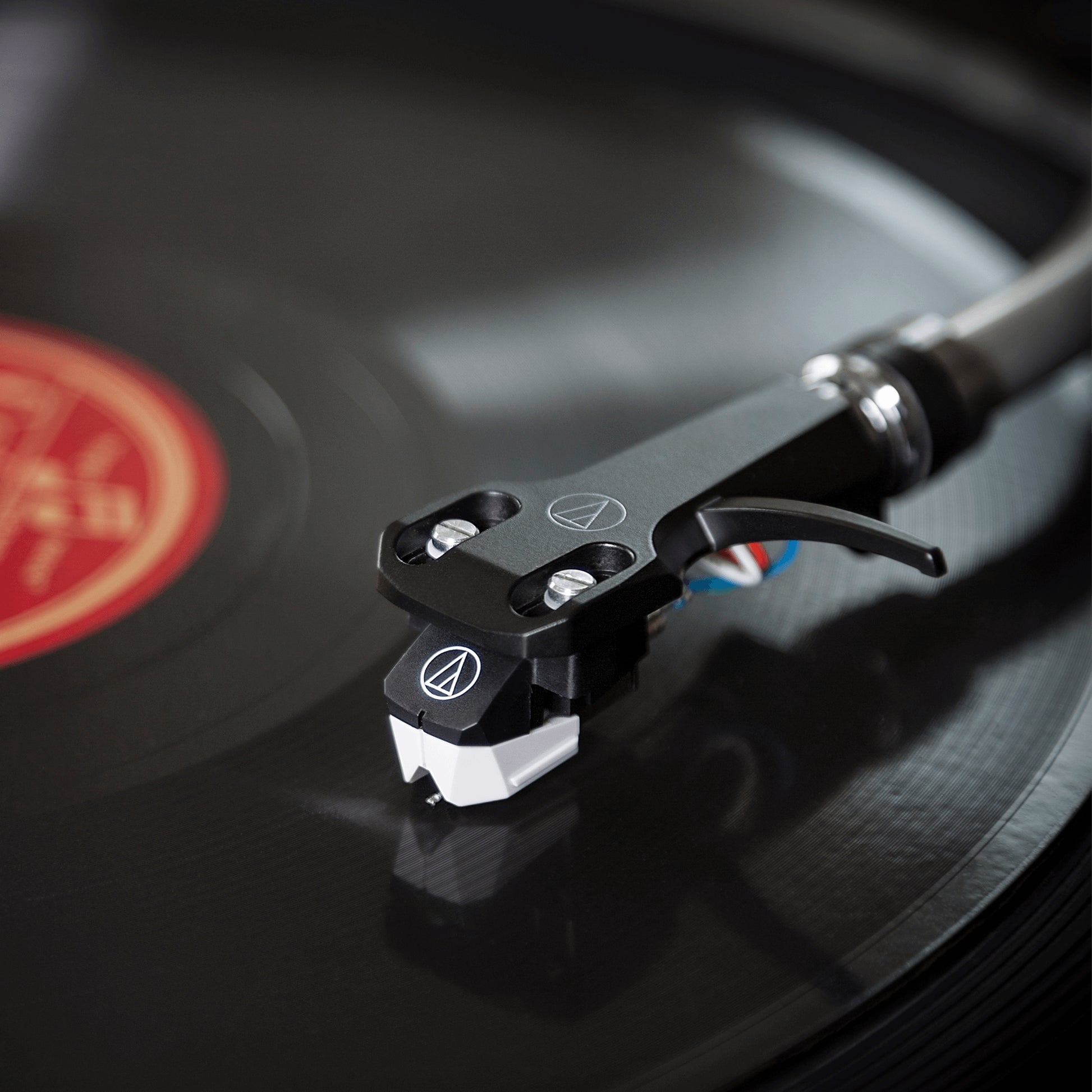Audio-Technica AT-VM95SP/H – Tonabnehmer, inkl. Headshell, grau, für AT-VMN95-Serie