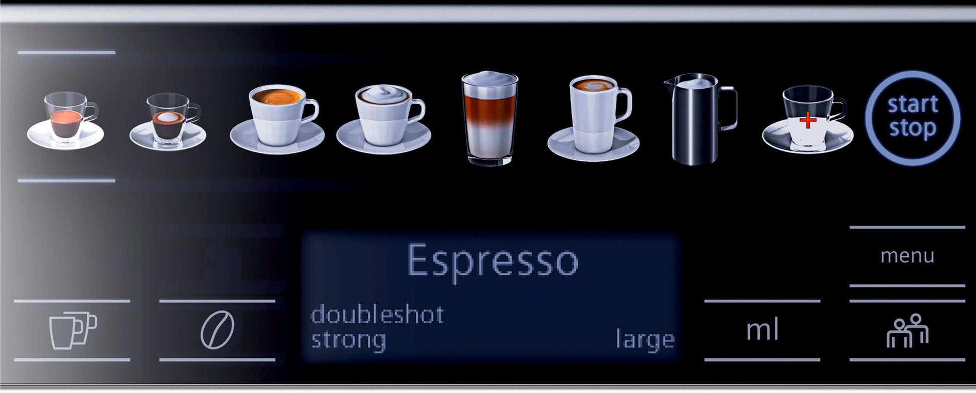 Siemens EQ.6 plus s100 TE651319RW Kaffeevollautomat – 1,7 l, 300 g Bohnenbehälter, 15 bar, Schwarz