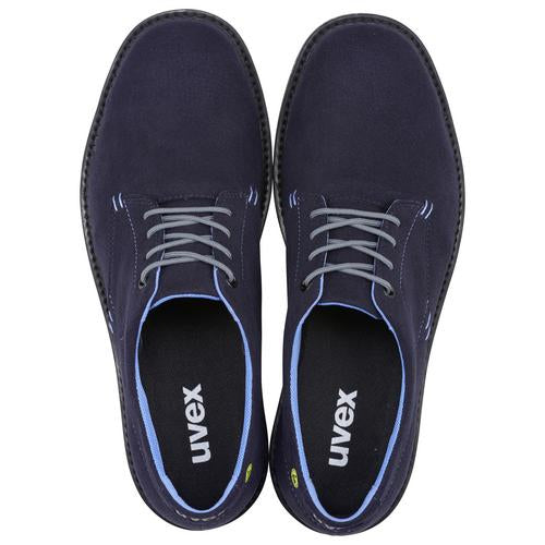 Uvex 1 Business Sicherheits-Halbschuh S3 SRC – Blau – Grösse 47, Weite 11