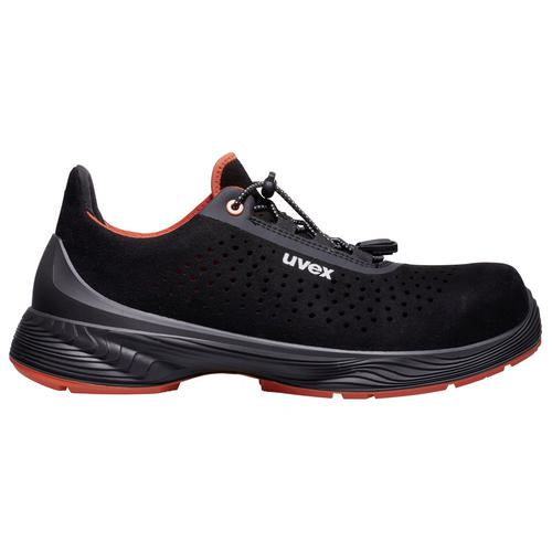 Uvex 1 G2 Sicherheits-Halbschuh S1 SRC – schwarz/orange – Grösse 46, Weite 11