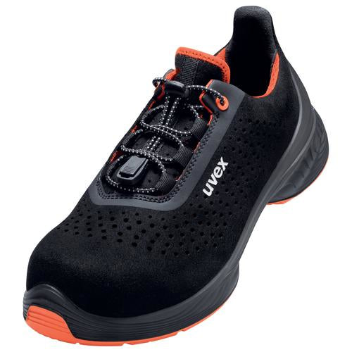 Uvex 1 G2 Sicherheits-Halbschuh S1 SRC – schwarz/orange – Grösse 44, Weite 11