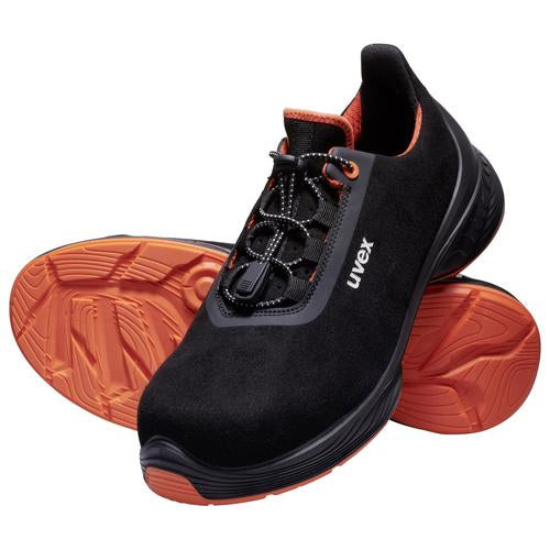 Uvex 1 G2 Sicherheits-Halbschuh S2 SRC – schwarz/orange – Grösse 39, Weite 11