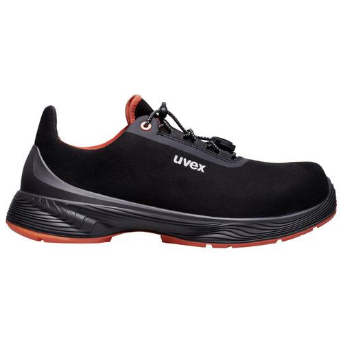 Uvex 1 G2 Sicherheits-Halbschuh S2 SRC – schwarz/orange – Grösse 44, Weite 11