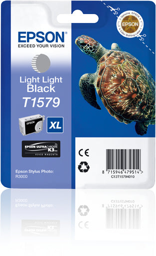 Epson Tintenpatrone T1579, Schwarz, 25,9 ml – für Tintenstrahldrucker/Multifunktionsgeräte