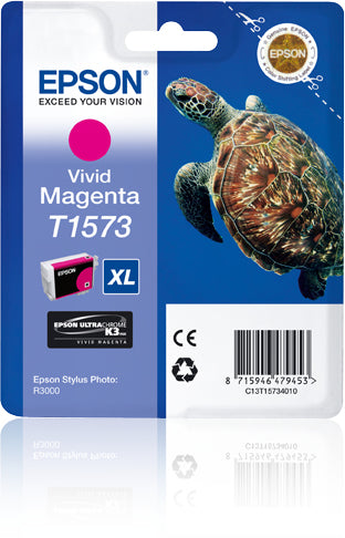 Epson Tintenpatrone T1573, Magenta – für Tintenstrahldrucker/Multifunktionsgeräte