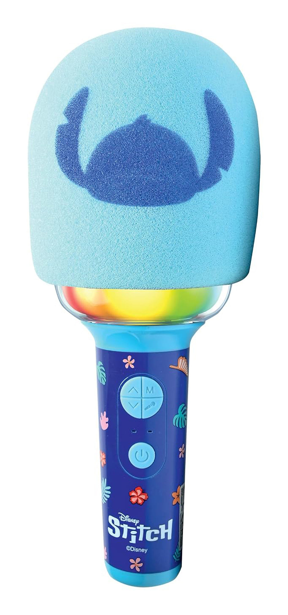 Lexibook Disney MIC280D Mikrofon – Stitch – Bluetooth, Akku, Lichteffekte – 8,7 × 21,0 × 8,7 cm – ab 6 J.