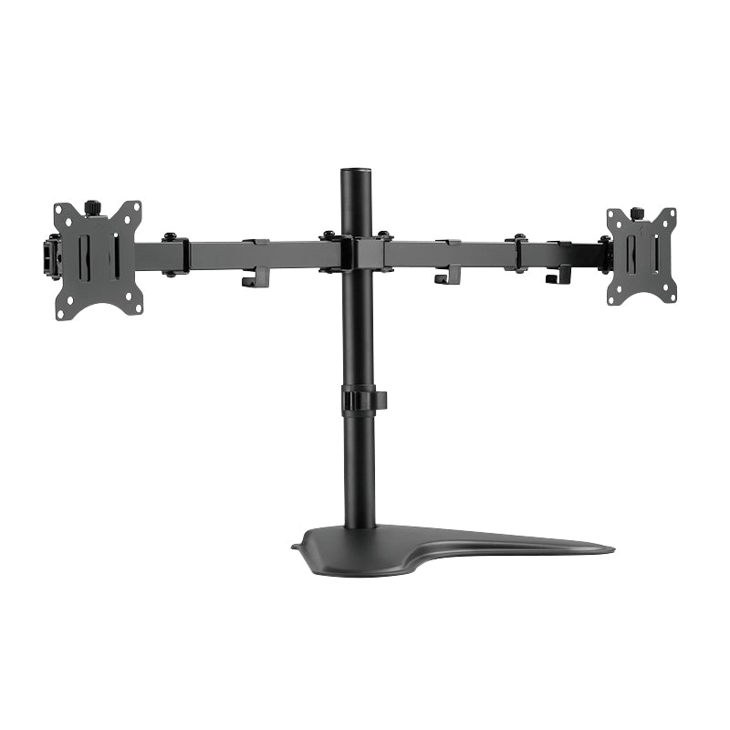 LogiLink BP0099 – Monitor-Tischständer – 2 Monitore – 17–32" – VESA 75×75/100×100 mm – bis 8 kg/Monitor