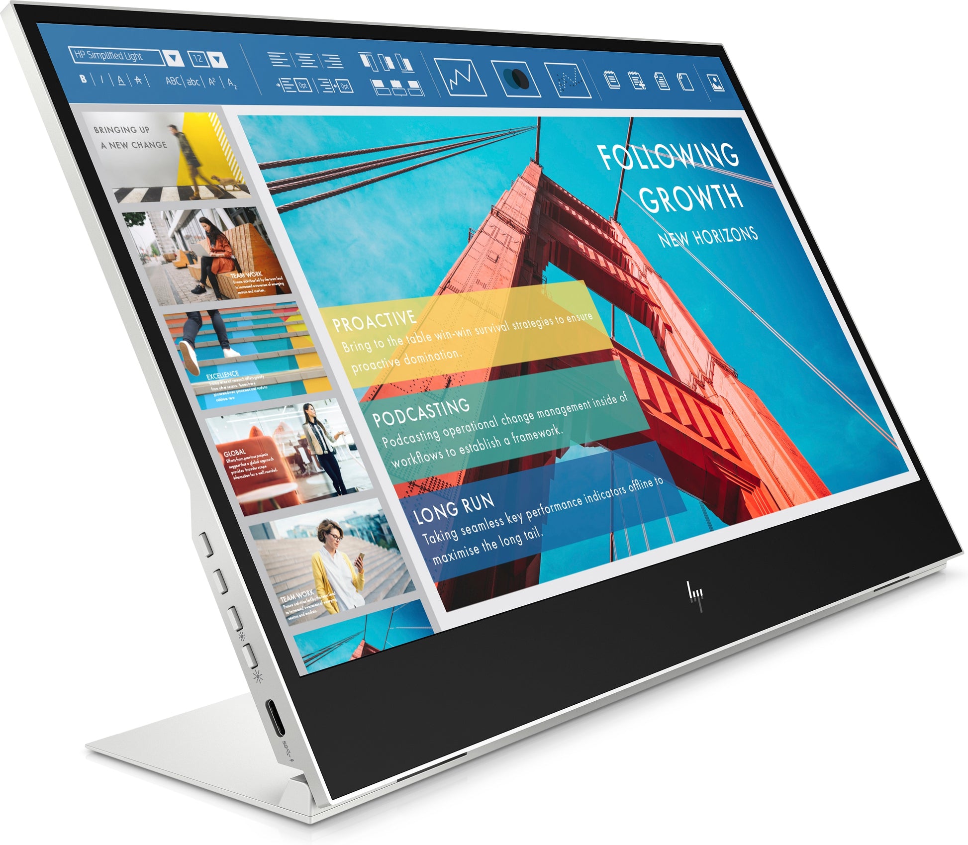 HP E14 G4 – Tragbarer Monitor, 14", 1920 × 1080 (Full HD), 2× USB-C