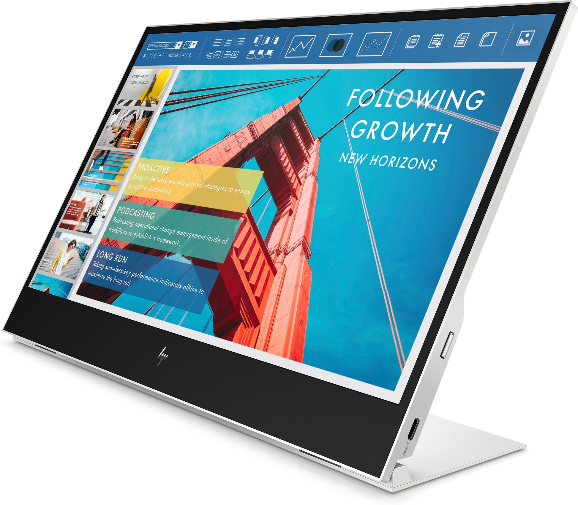 HP E14 G4 – Tragbarer Monitor, 14", 1920 × 1080 (Full HD), 2× USB-C