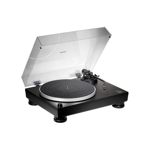 Audio-Technica AT-LP5X – Plattenspieler – Stationär – Direktantrieb, J-Tonarm, Phono-Vorverstärker – Schwarz