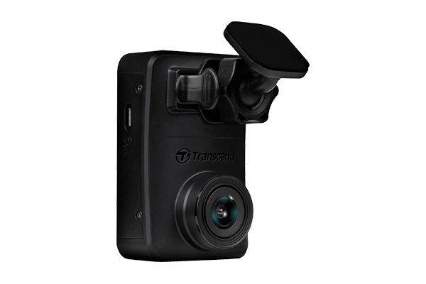 Transcend DrivePro 10 – Dashcam, 1080p 60 fps, 140° Blickwinkel, mit 32 GB MicroSD, Mikro-USB, schwarz