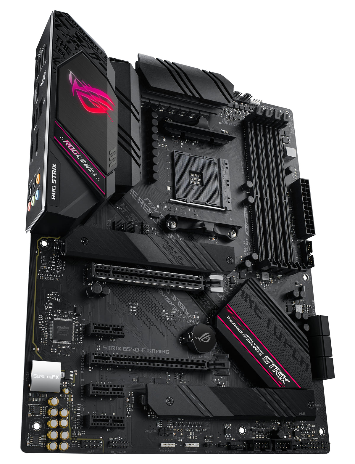 ASUS ROG STRIX B550-F GAMING – Mainboard – AM4, AMD B550, ATX, DDR4, 4×DIMM, 128 GB