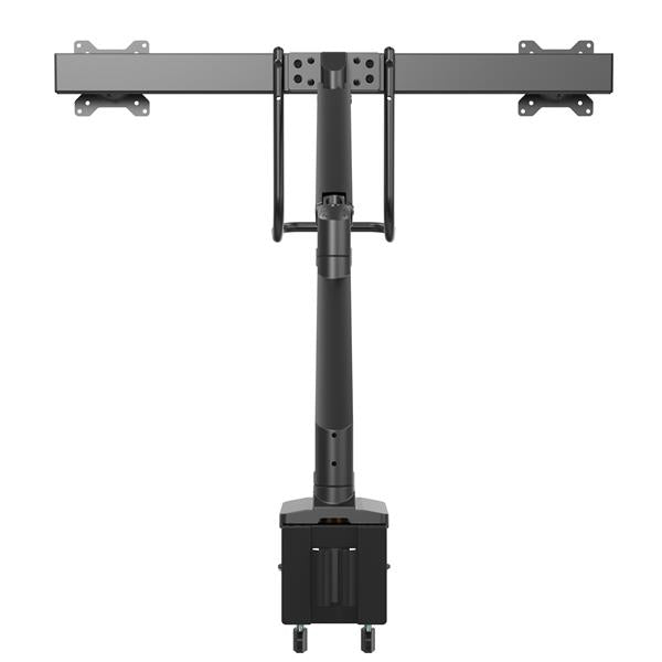 StarTech.com Dual-Monitor-Arm – Monitorarm Tischhalterung – Klemme/Durchführung – 2 Monitore – 17–32"