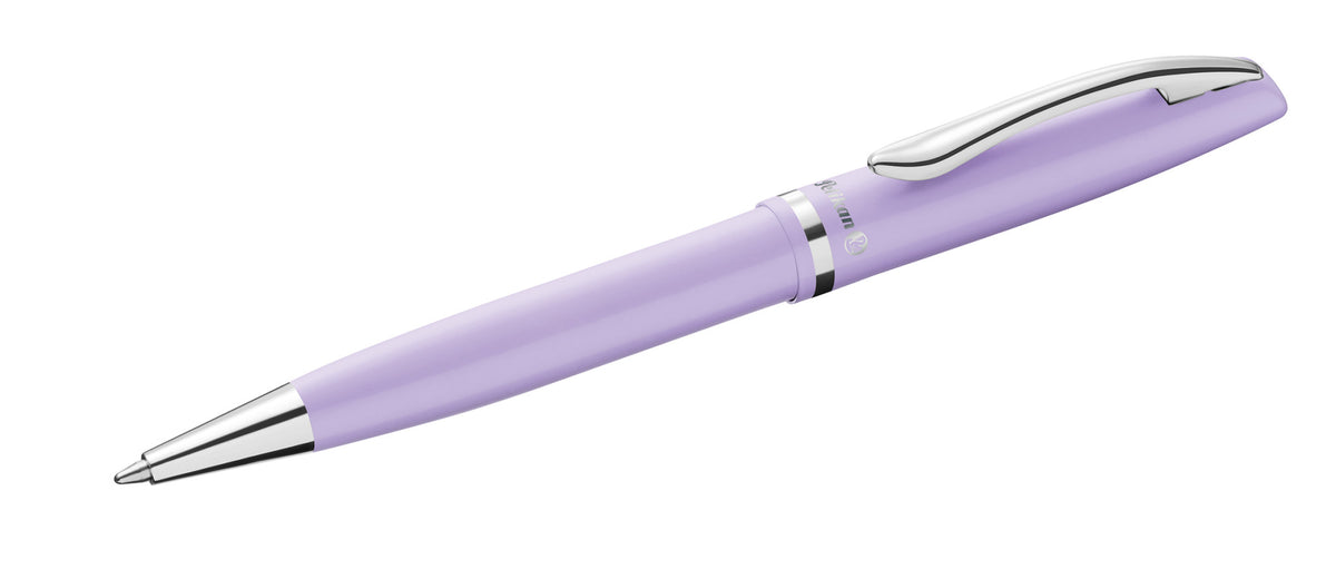 Pelikan Jazz Pastell K36 Kugelschreiber – Blau, Mittel, Druck, Metall, Lavendel, dokumentenecht, Geschenkbox