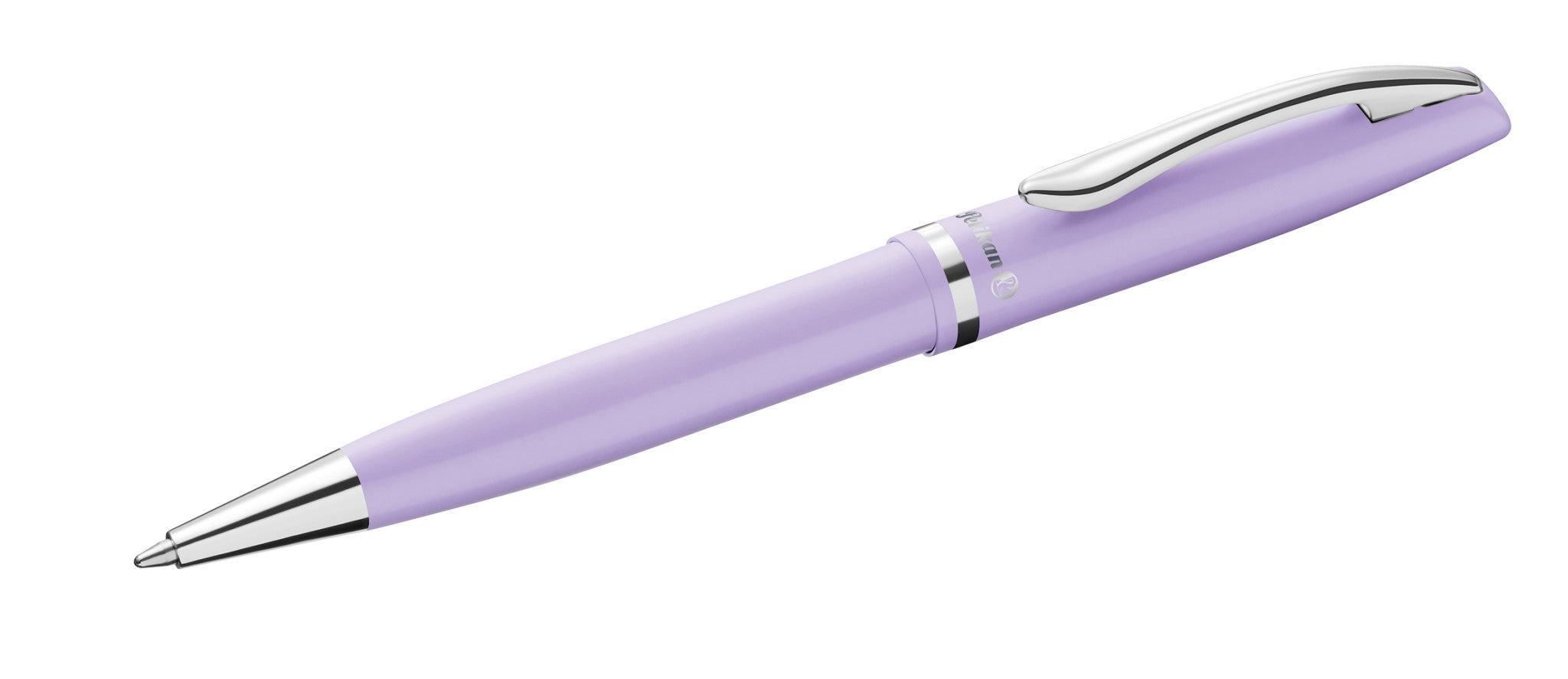 Pelikan Jazz Pastell K36 Kugelschreiber – Blau, Mittel, Druck, Metall, Lavendel, dokumentenecht, Geschenkbox