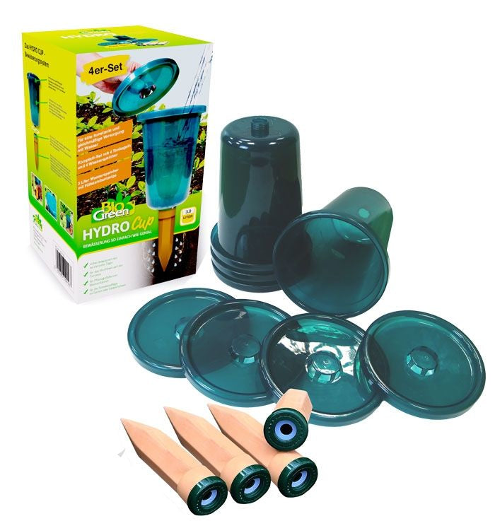 Bio Green Bewässerungssystem 2,5 L – Ton – Grün – HYDRO CUP