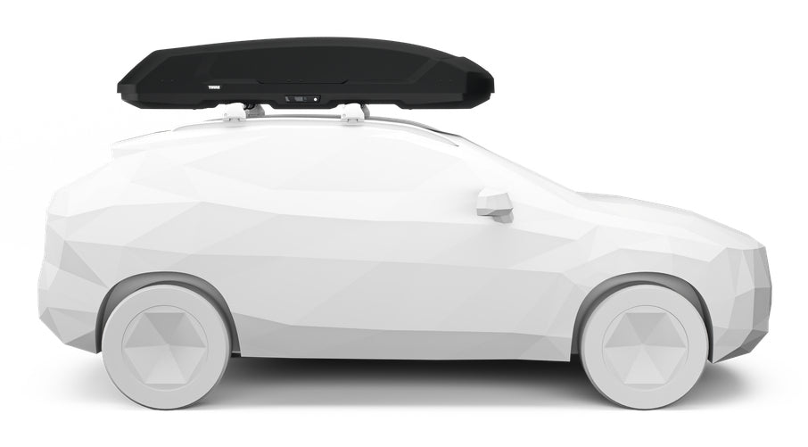 Thule Dachbox Force 3 XXL SPORT – 450 l, belastbar 75 kg, 790 × 440 × 2320 mm – schwarz