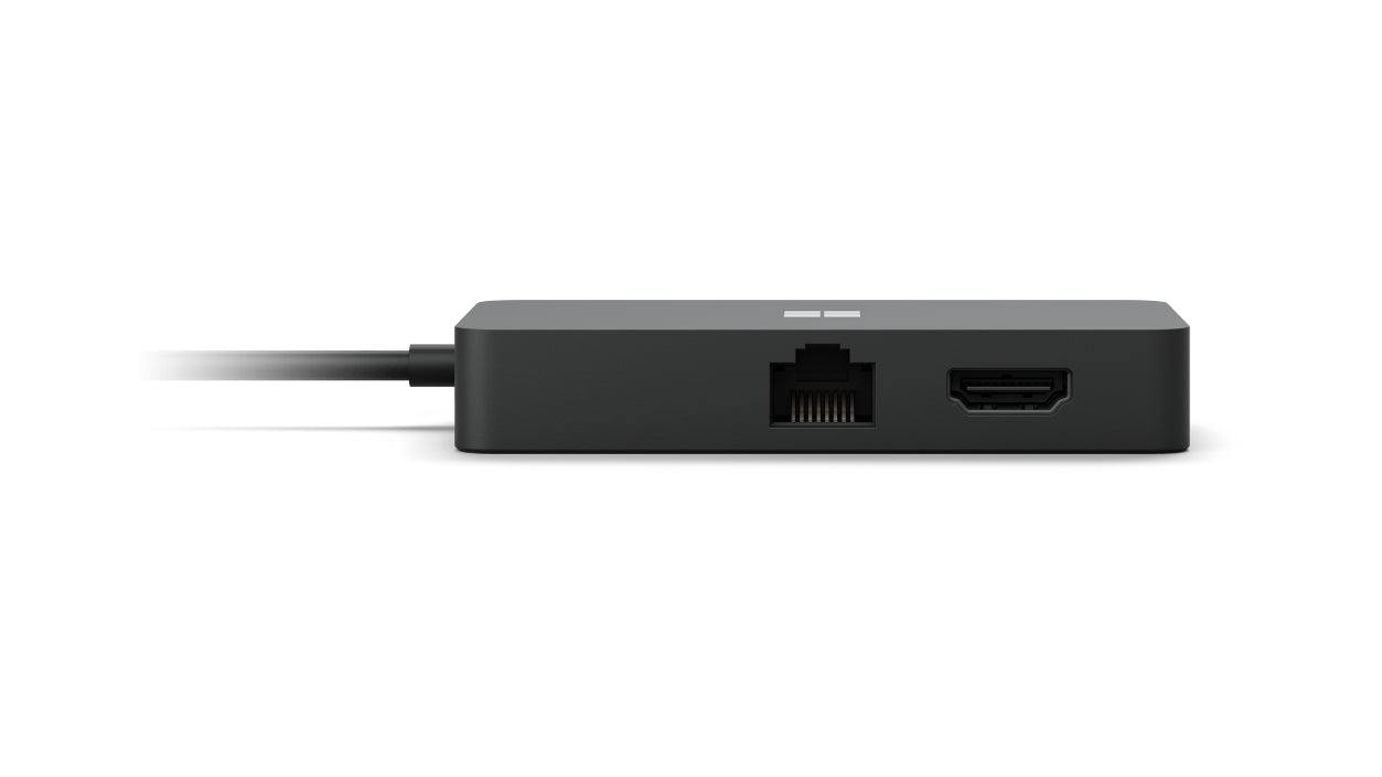 Microsoft Surface USB-C Travel Hub – für Geräte mit USB-C, USB-Port, schwarz